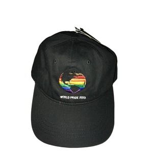 Kenneth Cole Mens Black Adjustable Cap Pride